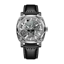 Glenaw Skull Series Top Brand Luxury Men's Watch Fashion Personality Fully Automatic Mechanical Popular Waterproof Watch