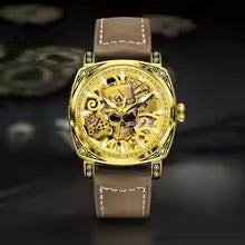 Glenaw Skull Series Top Brand Luxury Men's Watch Fashion Personality Fully Automatic Mechanical Popular Waterproof Watch